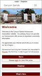Mobile Screenshot of canyonsandshoa.com